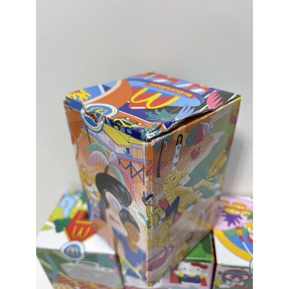 McDonald's 2024 Collectors Glasses / Cups Set Of 4 Nostalgic Ty,Hello Kitty etc. - Picture 2 of 16